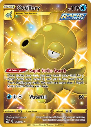 Octillery 178/163 - Holofoil SWSH05 Battle Styles - Secret Rare