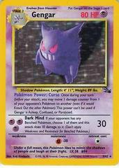 Gengar 5/62 - Holofoil Fossil - Holo Rare