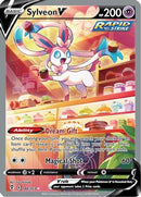 Sylveon V (Alternate Full Art) 184/203 - Holofoil SWSH07 Evolving Skies - Ultra Rare