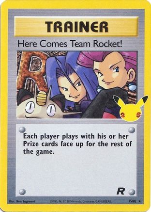 Here Comes Team Rocket! 015/82 - Holofoil Celebrations Classic Collection - Classic Collection