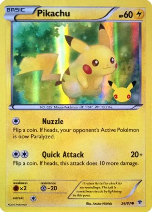 Pikachu 026/83 - Holofoil Miscellaneous Cards & Products - Promo