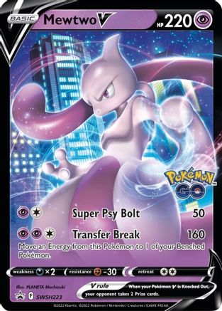 Mewtwo V SWSH223/307 - Holofoil SWSH Sword & Shield Promo Cards - Promo