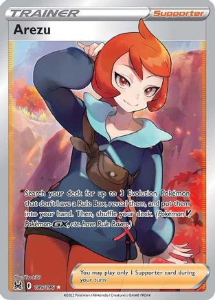 Arezu (Full Art) 189/196 - Holofoil SWSH11 Lost Origin - Ultra Rare