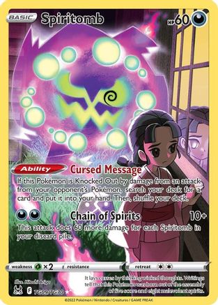 Spiritomb TG09/TG30 - Holofoil SWSH11 Lost Origin Trainer Gallery - Ultra Rare