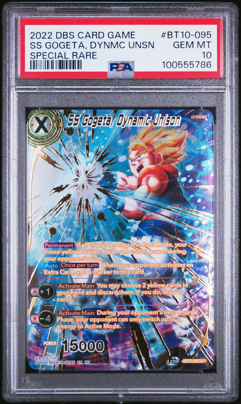 Ss Gogeta, Dynmc Unsn BT10-095 Special Rare Dragon Ball Super Card Game Series 1