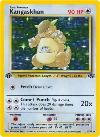 Kangaskhan 5/64 - Unlimited Holofoil Jungle - Holo Rare