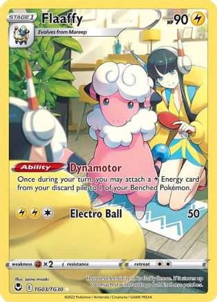Flaaffy TG03/TG30 - Holofoil SWSH12 Silver Tempest Trainer Gallery - Ultra Rare
