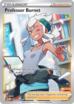 Professor Burnet TG26/TG30 - Holofoil SWSH12 Silver Tempest Trainer Gallery - Ultra Rare
