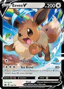 Eevee V 108/159 - Holofoil Crown Zenith - Ultra Rare