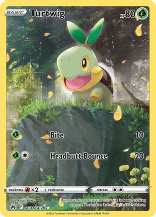 Turtwig GG31/GG70 - Holofoil Crown Zenith Galarian Gallery - Ultra Rare