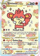 Simisear VSTAR GG37/GG70/70 - Holofoil SWSH Crown Zenith Galarian Gallery - Ultra Rare
