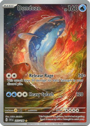 Dondozo 207/198 - Holofoil SV1 Scarlet & Violet Base Set - Illustration Rare