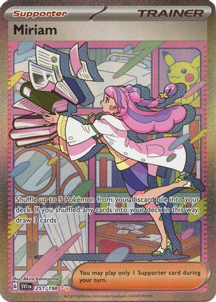 Miriam 251/198 - Holofoil SV01 Scarlet & Violet Base Set - Special Illustration Rare