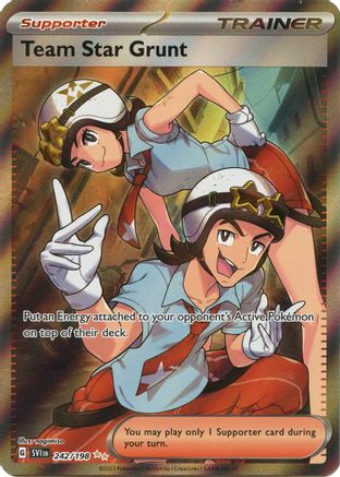 Team Star Grunt 242/198 - Holofoil SV1 Scarlet & Violet Base Set - Ultra Rare