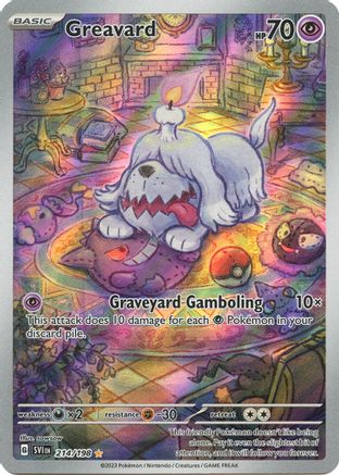 Greavard 214/198 - Holofoil SV1 Scarlet & Violet Base Set - Illustration Rare