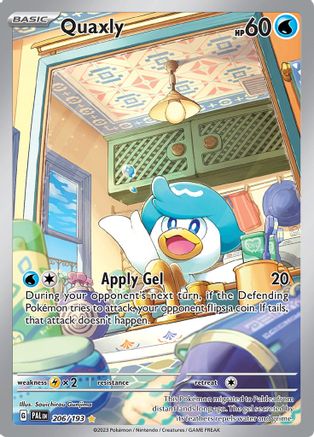Quaxly 206/193 - Holofoil SV2 Paldea Evolved - Illustration Rare