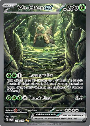Wo-Chien Ex 257/193 - Holofoil SV2 Paldea Evolved - Special Illustration Rare