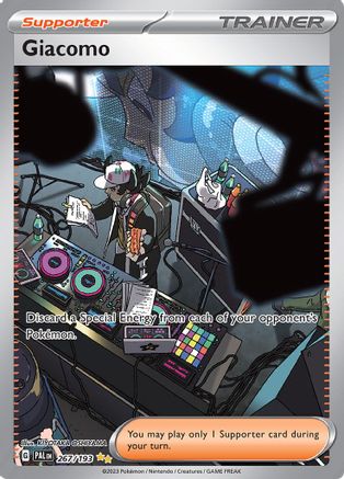 Giacomo 267/193 - Holofoil SV2 Paldea Evolved - Special Illustration Rare