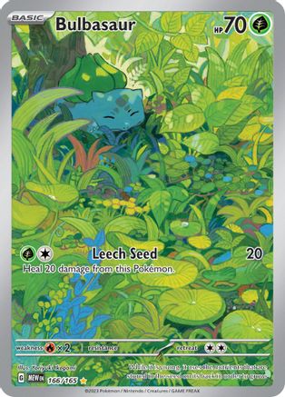 Bulbasaur 166/165 - Holofoil SV Scarlet & Violet 151 - Illustration Rare