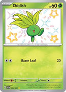 Oddish 092/091 - Holofoil SV Paldean Fates - Shiny Rare