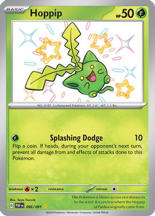 Hoppip 096/091 - Holofoil SV4.5 Paldean Fates - Shiny Rare