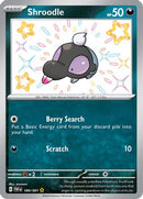 Shroodle 189/091 - Holofoil SV Paldean Fates - Shiny Rare
