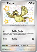 Pidgey 196/091 - Holofoil SV4.5 Paldean Fates - Shiny Rare