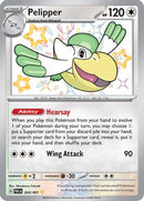 Pelipper 204/091 - Holofoil SV Paldean Fates - Shiny Rare