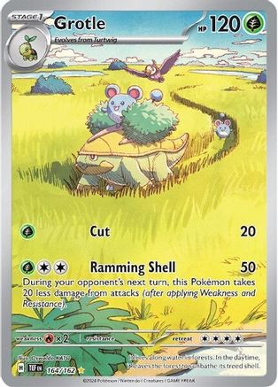 Grotle 164/162 - Holofoil SV5 Temporal Forces - Illustration Rare