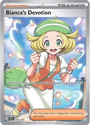 Bianca's Devotion 197/162 - Holofoil SV5 Temporal Forces - Ultra Rare