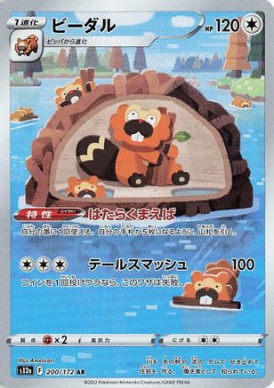 Bibarel - 200/172 (200/172) - S12a VSTAR Universe Holofoil