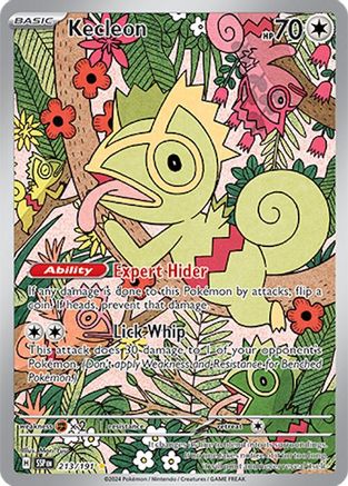 Kecleon 213/191 - Holofoil SV8 Surging Sparks - Illustration Rare