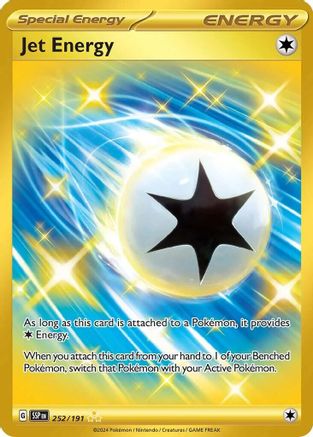 Jet Energy 252/191 - Holofoil SV8 Surging Sparks - Hyper Rare