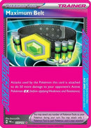 Maximum Belt 117/131 - Holofoil SV Prismatic Evolutions - ACE SPEC Rare