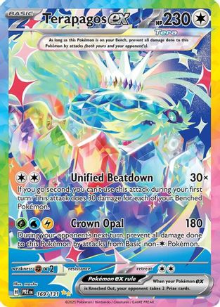 Terapagos ex 169/131 - Holofoil SV Prismatic Evolutions - Special Illustration Rare
