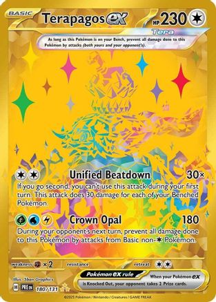 Terapagos ex 180/131 - Holofoil SV Prismatic Evolutions - Hyper Rare