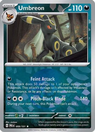 Umbreon (Poke Ball Pattern) 059/131 - Holofoil SV Prismatic Evolutions - Rare