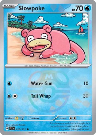 Slowpoke (Master Ball Pattern) 018/131 - Holofoil SV Prismatic Evolutions - Common
