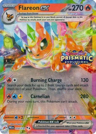 Flareon ex 014/131 - Holofoil Miscellaneous Cards & Products - Promo