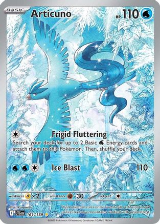 Articuno 161/159 - Holofoil SV9 Journey Together - Illustration Rare