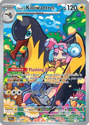 Iono's Kilowattrel 163/159 - Holofoil SV09 Journey Together - Illustration Rare