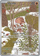 Swinub 165/159 - Holofoil SV09 Journey Together - Illustration Rare