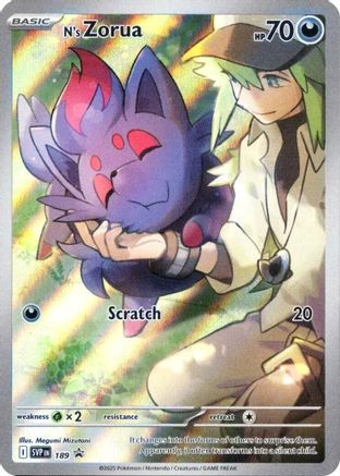 N's Zorua 189 - Holofoil SV Scarlet & Violet Promo Cards - Promo