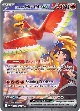 Ethan's Ho-Oh 230/182 - Holofoil SV10 Destined Rivals - Special Illustration Rare