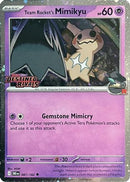 Team Rocket's Mimikyu (Prerelease) 087 - Holofoil Miscellaneous Cards & Products - Uncommon