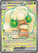 Whimsicott ex 157/086 - Holofoil SV White Flare - Ultra Rare