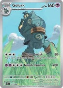 Golurk 123/086 - Holofoil SV Black Bolt - Illustration Rare