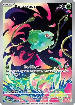 Bulbasaur 133/132 - Holofoil ME01 Mega Evolution - Illustration Rare