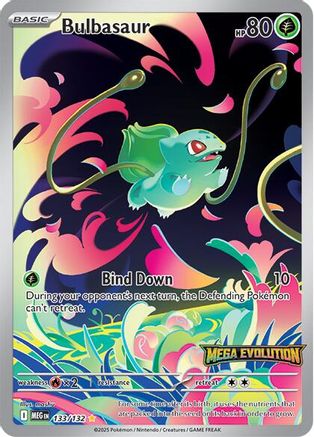 Bulbasaur 133/132 - Stamped - Illustration Rare