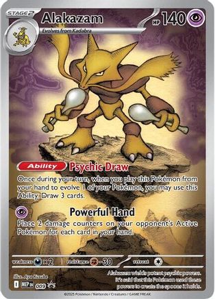 Alakazam 009 - Holofoil ME Mega Evolution Promo - Promo